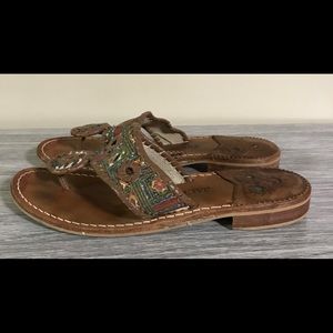 Jack Rogers Woman’s Flats Size 7 Brown